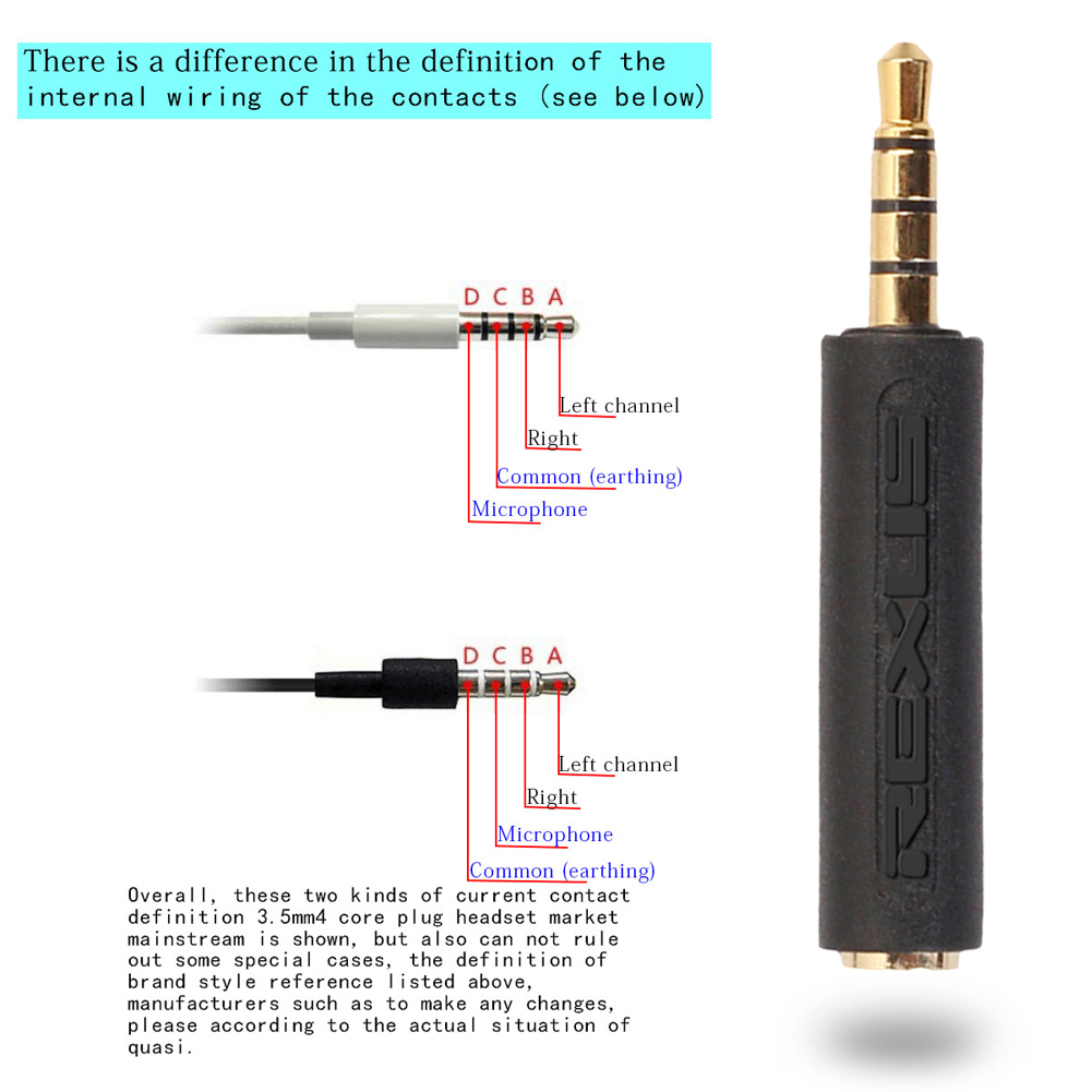 3.5mm OMTP To CTIA Earphone Ad - Transmission Jack Adapter のレビューと価格