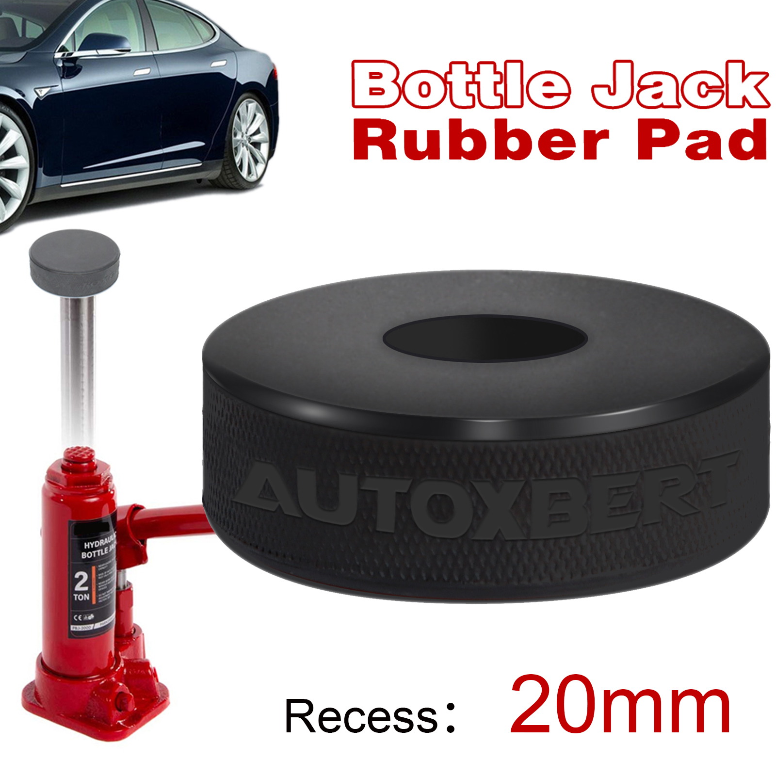 Rubber Bottle Jack Pad Protect - Transmission Jack Adapter のレビューと価格