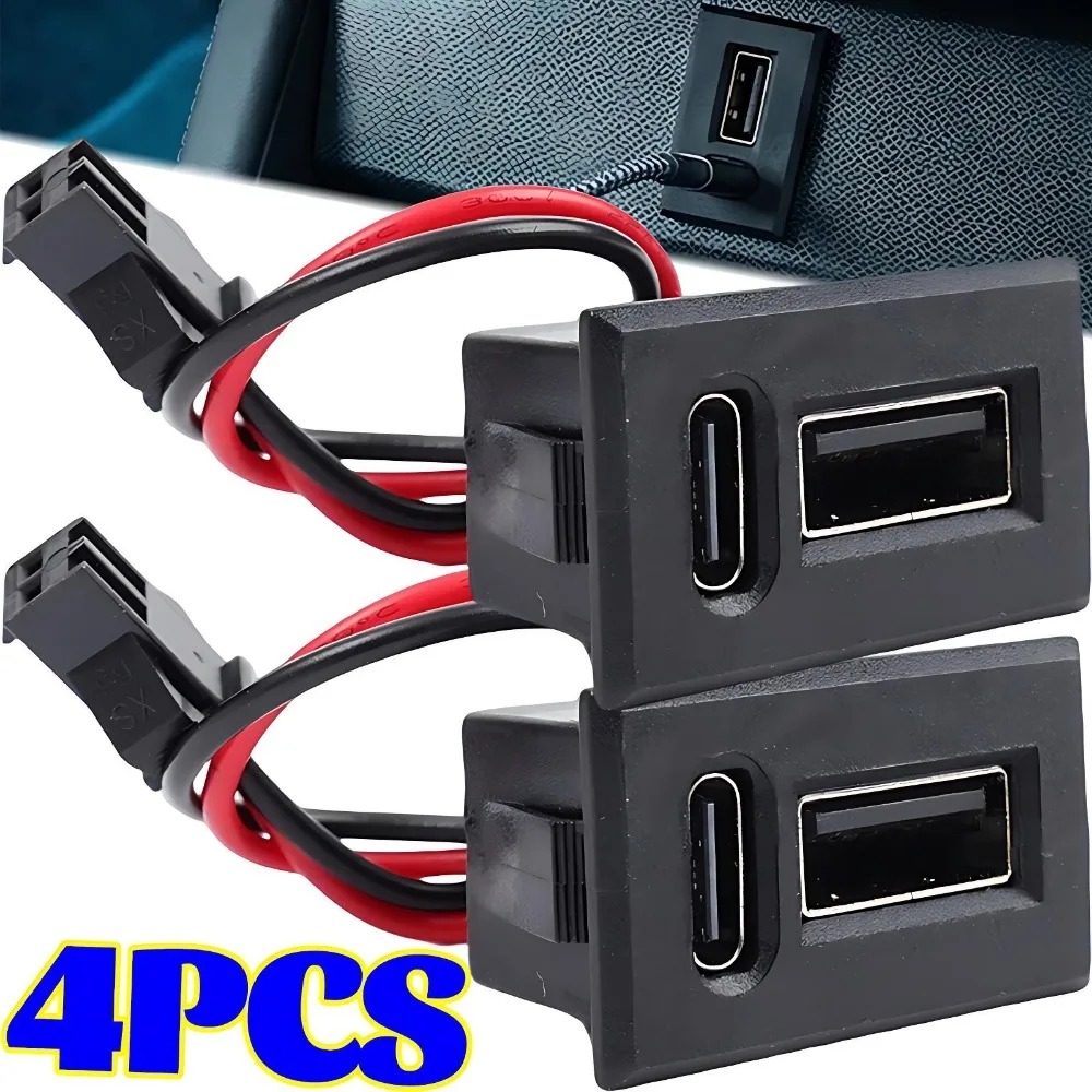 Double Layer Dual Type C USB F - Transmission Jack Adapter のレビューと価格